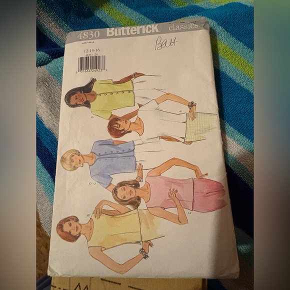 Butterick Tops - Butterick Women's Classic Blouse Pattern